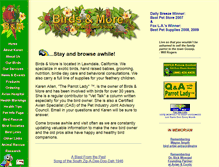 Tablet Screenshot of birdsandmore.com